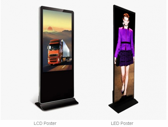 LED Poster VS LCD Poster